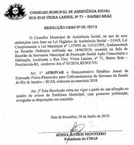 Municipal); d) Secretaria Municipal de Meio Ambiente: Sr Ney Paes Barreto Coutinho (Sec.