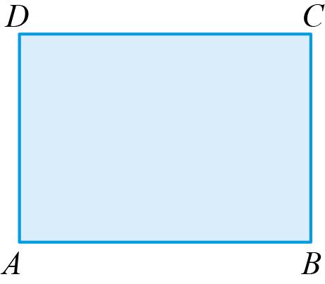 AB = x + 1. BC = x 1.1. Determina para que valores de x o perímetro do retângulo é menor que 0. Apresenta o resultado na forma de intervalo de números reais. 1.. Se x = 1, mostra que a medida da área do retângulo é igual a 1 +.