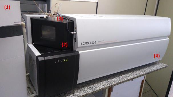Assim, o presente trabalho tem como objetivo construir uma fonte de ionização paper spray mass spectrometry compatível com um equipamento LCMS8030 da fabricante japonesa Shimadzu para implementação