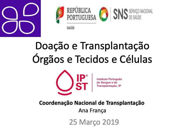 A doação e transplantação de órgãos tecidos e células é uma conquista da medicina e da ciência no último século e, nos dias de hoje, continua a assistir-se a uma evolução que se espera