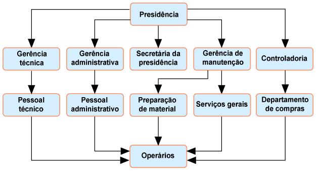 Organograma funcional Funções de direção Os órgãos de direção da empresa têm a função específica, que só a eles compete, de determinar as políticas empresariais a curto e a longo prazo.