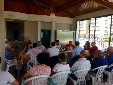 António Branco, o Vice-Presidente Dr. Rui Magalhães e a Vereadora Dr.ª Deolinda Ricardo. Procissão em honra de N.ª Sr.