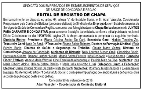 registro de chapa Veículo: Diário Catarinense -