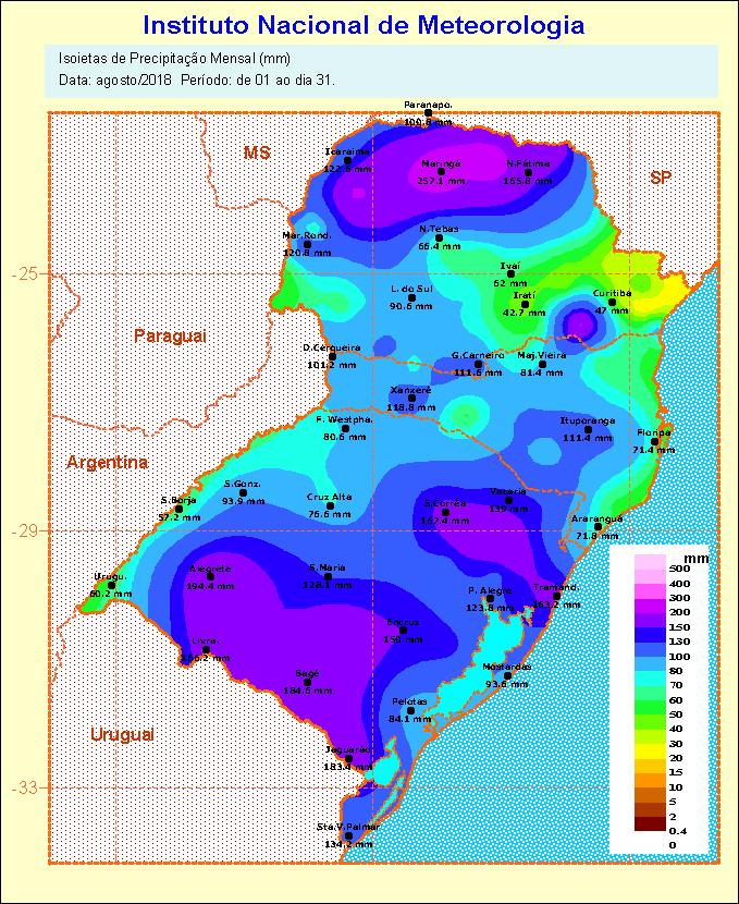 Ano 16 / Número 09 BOLETIM CLIMÁTICO OUTUBRO-NOVEMBRO-DEZEMBRO (2018) Estado do Rio Grande do Sul Resp.