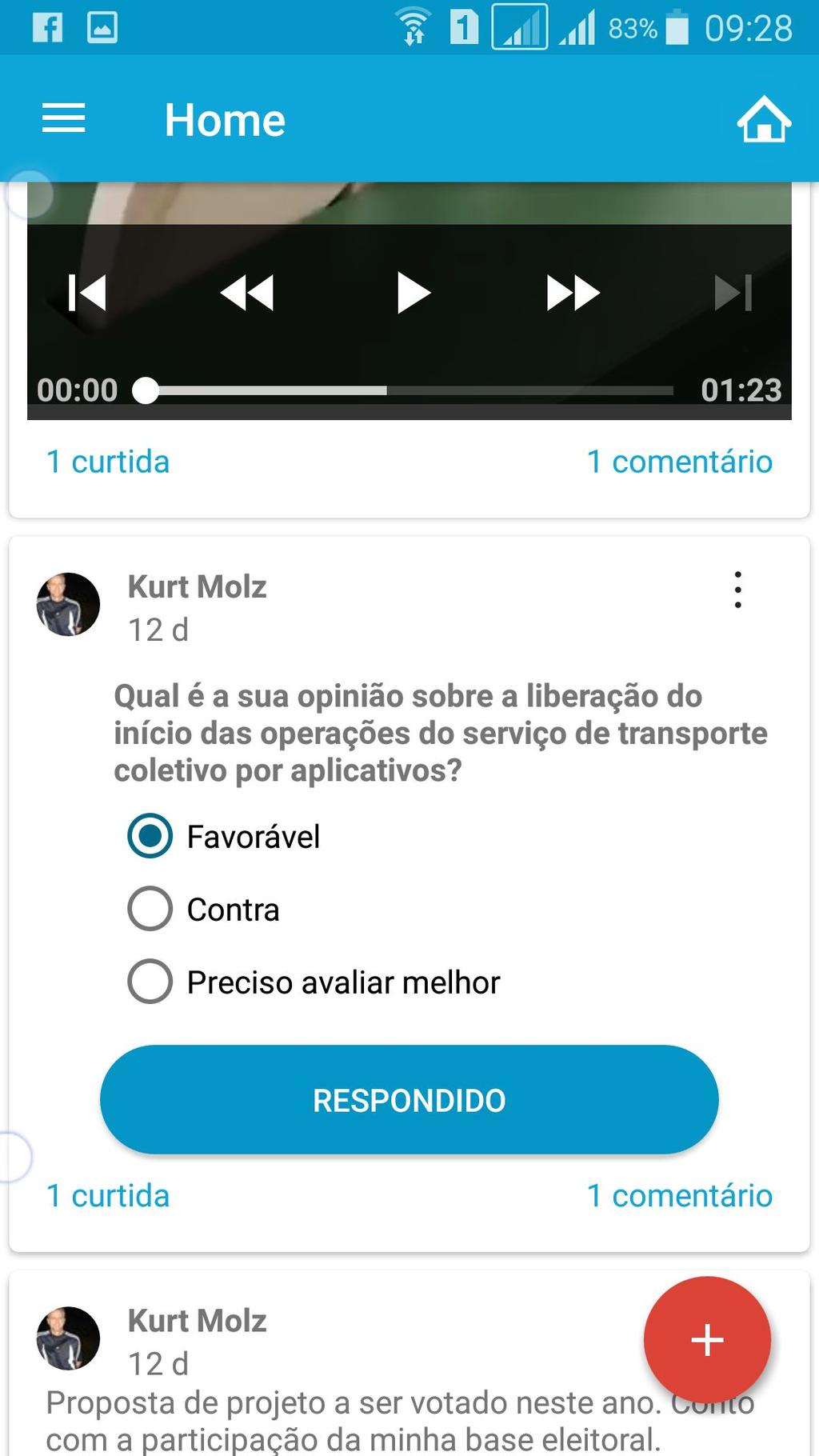 Enquete Forma para chamar a