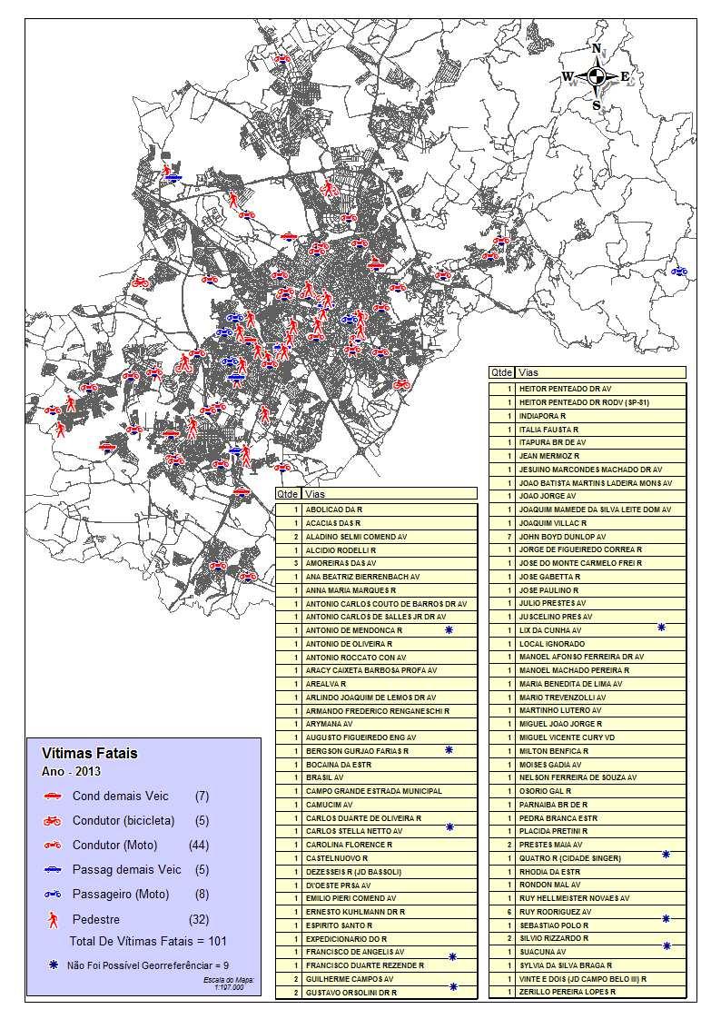 28 Mapa das Vítimas Fatais