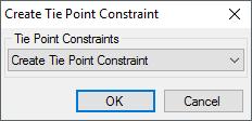 7. O novo Tie Point Constraint será criado na parte superior da aba Project Explorer; 8. Repita os passos para criar um Tie Point Constraint para cada tie point em comum entre as cenas. 3.