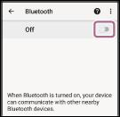 Depois de o sistema de auscultadores estar ligado, se tiver ligado automaticamente ao último dispositivo ligado, será emitida a orientação por voz Bluetooth connected (Bluetooth ligado).