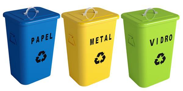 Modelo ideal para separação e recolhimento dos resíduos de forma que possam ser reciclados.
