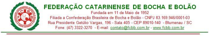 TAÇA SANTA CATARINA BOCHA MASCULINO BOCHA SULAMERICANA 1º 1996 FRIGORÍFICO CHAPECÓ ESPORTE CLUBE CHAPECÓ 2º 1997 FRIGORÍFICO CHAPECÓ ESPORTE CLUBE JARAGUÁ DO SUL 3º 1998 FRIGORÍFICO CHAPECÓ ESPORTE