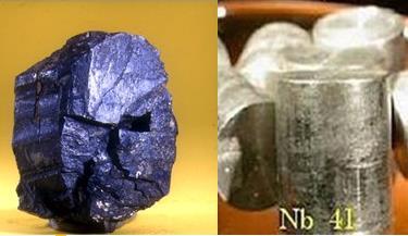 20 O Nióbio pertence ao grupo de elementos metálicos denominados metais refratários, juntamente com o tungstênio (W), molibdênio (Mo), tântalo (Ta) e rênio (Re).