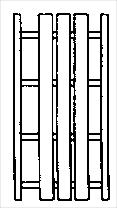 eletrocalha aramada ou tela E (multipolar) F (unipolares) 15 Cabos unipolares ou cabo multipolar afastado(s) da parede