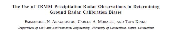 . On the use of TRMM Precipitation Radar observations in determining