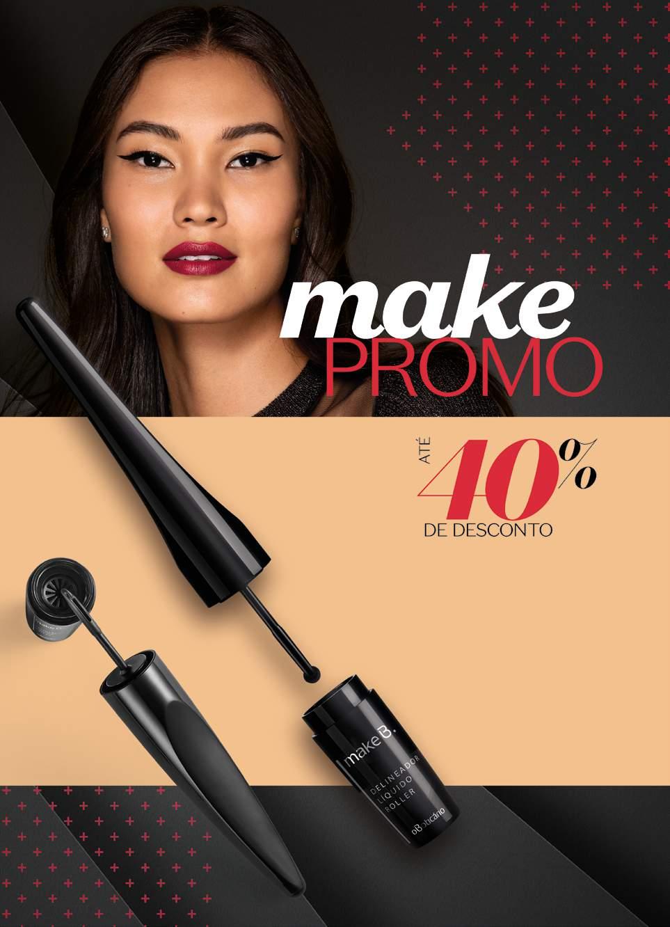 DELINEADOR LÍQUIDO ROLLER Linhas ultrafinas e perfeitamente retas. Fórmula de cor intensa ultrablack e secagem rápida. 1. Faça um traço acompanhando a linha dos cílios.