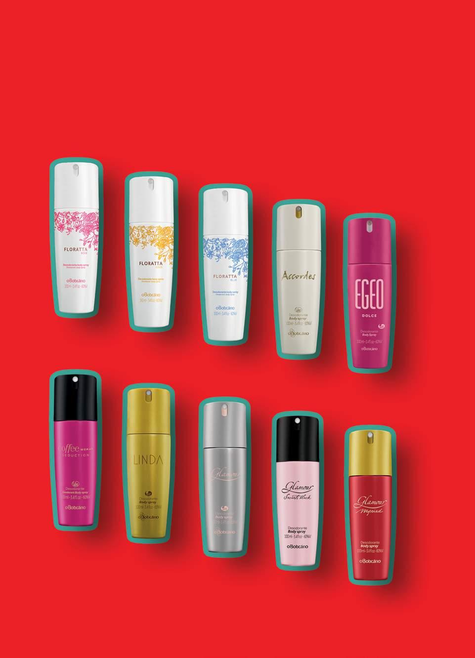 APROVEITE A COM REFIL BODY SPRAY, 100 ml R$ 29,90 R$ 23,90 REFIL, 100 ml R$ 21,90 R$ 17,50 EM SPRAYS CORPORAIS