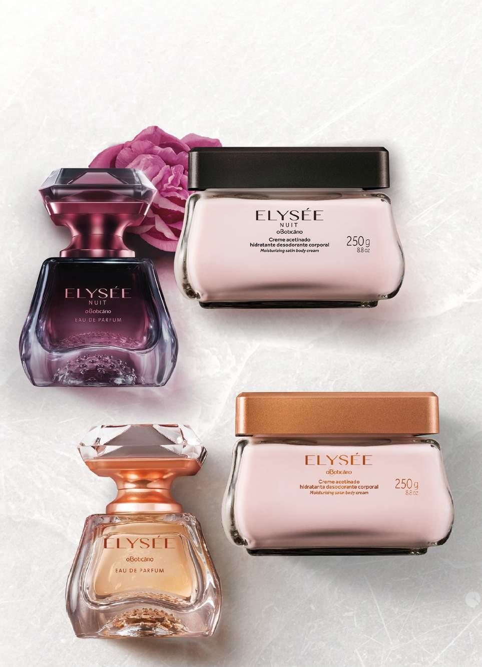 O EAU DE PARFUM EM FORMA DE JOIA As rosas damascenas ficam mais lindas e perfumadas antes do amanhecer.