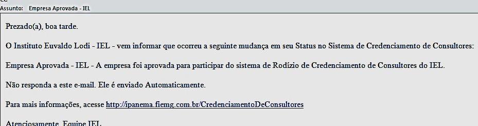 A empresa deverá entrar no sistema, em Demandas