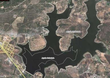 Figura 8: Localização de Soledade PB e imagem de satélite do açude Soledade Fonte: