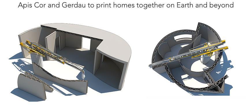 Apis Core Automação Surgida em 2014, esta empresa é um dos vários sinais de mudança na construção com o uso de impressão 3D.