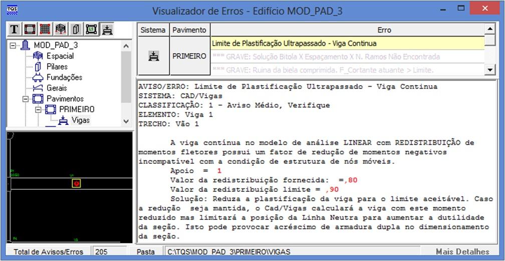 Os valores de x/d já eram impressos anteriormente, agora, no RELGER, também são impressas informações se a estrutura é de nós fixos ou móveis e os