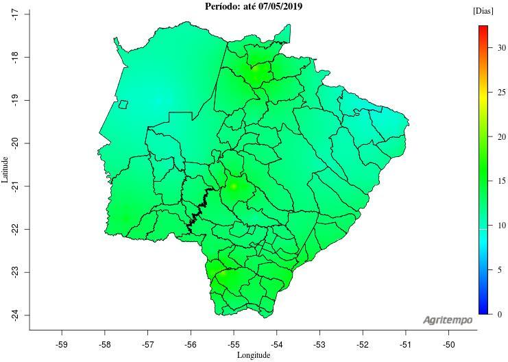 Estiagem Agrícola Na Figura 2, de acordo com o modelo Agritempo (Sistema de Monitoramento Agro