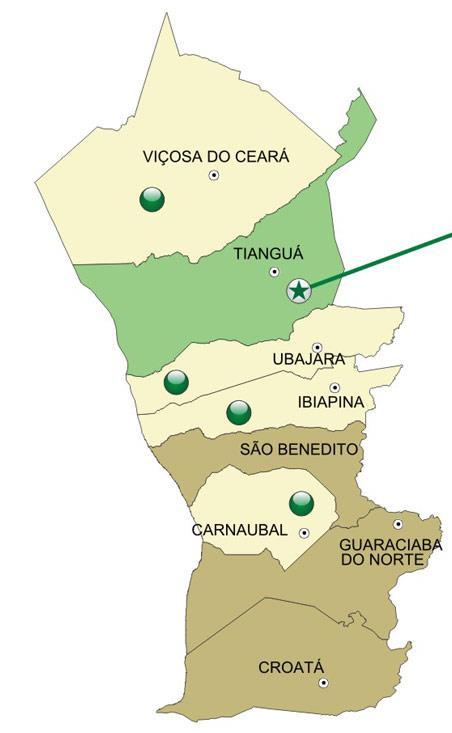 4.2. Área de estudo O estudo foi realizado na 13ª Regional de Saúde de Tianguá que compreende os municípios de Carnaubal, Croatá, Guaraciaba do Norte, Ibiapina, São Benedito, Tianguá, Ubajara e