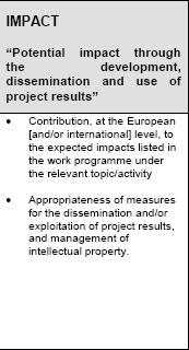 (mercado) Impacto nas políticas de investigação europeias, nacionais e regionais Envolvimento dos
