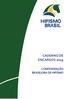 CADERNO DE ENCARGOS 2019 CONFEDERAÇÃO BRASILEIRA DE HIPISMO