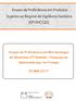 Ensaio de Proficiência em Microbiologia de Alimentos 27ª Rodada Pesquisa de. Salmonella spp. em Frango EP MIB 27/17