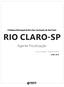Prefeitura Municipal de Rio Claro do Estado de São Paulo RIO CLARO-SP. Agente Fiscalização