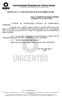 Universidade Estadual do Centro-Oeste Reconhecida pelo Decreto Estadual nº 3.444, de 8 de agosto de 1997