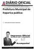 PREFEITURA MUNICIPAL DE ITAPARICA - BA. Terça-feira 13 de Novembro de 2018 Ano II Edição n 187 Caderno 04