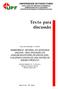 Texto para discussão nº 04/2004