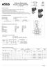 Válvula Solenoide Simples / Duplo solenoide 1/4 e 3/8