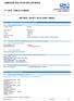 MATERIAL SAFETY DATA SHEET (MSDS) : Industrial For professional use only