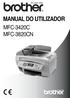 MANUAL DO UTILIZADOR MFC-3420C MFC-3820CN