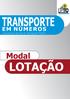 TRANSPORTE LOTAÇÃO. Modal. Indicadores Anuais do Transporte Público