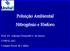 Poluição Ambiental Nitrogênio e Fósforo. Prof. Dr. Antonio Donizetti G. de Souza UNIFAL-MG Campus Poços de Caldas