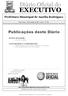 EXECUTIVO. Prefeitura Municipal de Amélia Rodrigues. Sexta Feira 19 de Junho de 2015 Ano I N 552. Publicações deste Diário
