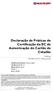 Declaração de Práticas de Certificação da EC de Autenticação do Cartão de Cidadão