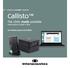 Science made smarter. Callisto. The clinic made portable. Audiometria portátil e REM. 10 razões para escolher