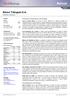 Bancos. Banco Triângulo S.A. Brasil. Relatório Analítico. Principais Fundamentos dos Ratings. Sensibilidades dos Ratings. Ratings