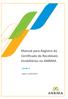 Manual para Registro de Certificado de Recebíveis Imobiliários na ANBIMA. Versão 4