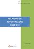 RELATÓRIO DE AUTOAVALIAÇÃO DGAE 2012