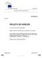 PARLAMENTO EUROPEU Comissão do Desenvolvimento Regional PROJETO DE PARECER. da Comissão do Desenvolvimento Regional