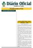Diário Oficial PODER EXECUTIVO. Estado de Goiás GOIÂNIA, SEXTA-FEIRA, 11 DE JANEIRO DE 2019 ANO DIÁRIO OFICIAL/GO - N