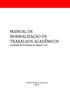 MANUAL DE NORMALIZAÇÃO DE TRABALHOS ACADÊMICOS Faculdade de Tecnologia de Alagoas- FAT