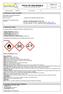 FICHA DE SEGURANÇA. De acordo com a norma NBR :2014 SOLUÇÃO IODO BROMO SEGUNDO HANUS