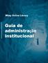 Wiley Online Library. Guia de administração institucional