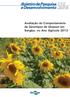 110 ISSN Dezembro, Avaliação do Comportamento de Genótipos de Girassol em Sergipe, no Ano Agrícola 2013